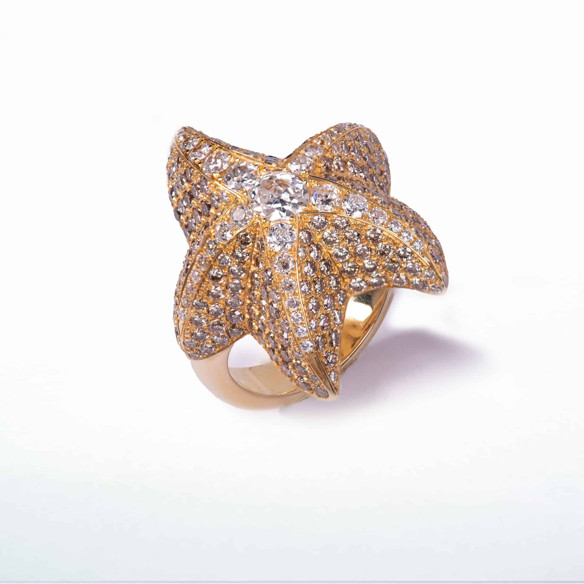 Seestern Ring R0078 Online Kaufen - Perfekter Schmuck Von Fochtmann Goldschmiede Und Juwelier In München 