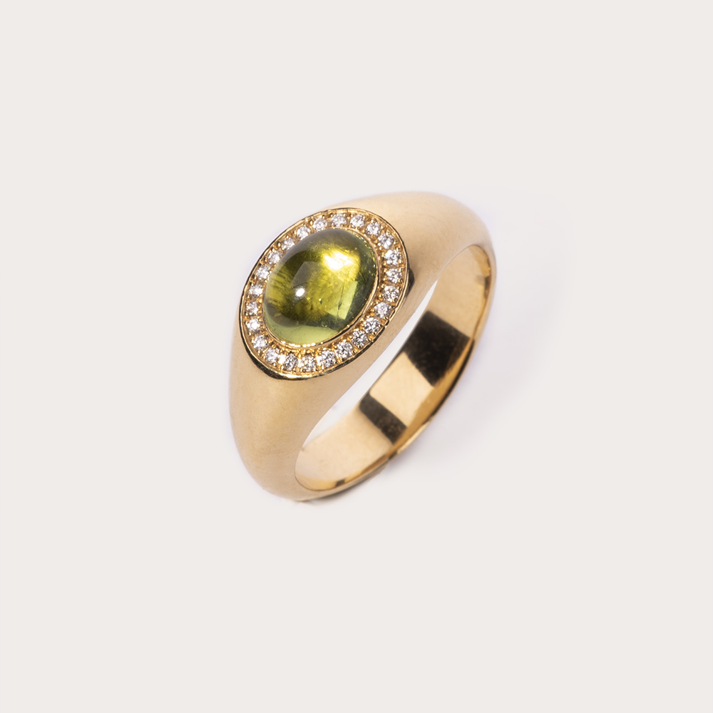 Peridot Ring R273 - Perfekter Schmuck Von Fochtmann Goldschmiede Und Juwelier In München